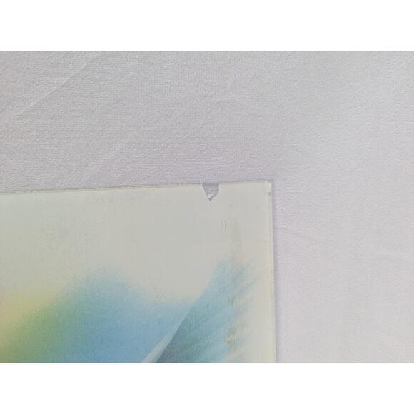 Vintage 1980's Framed‎ Glass Unicorn Pegasus Mirror Carnival Prize 12" Square - Picture 3 of 11